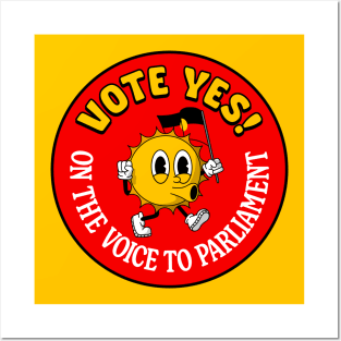 VOTE YES On The Indigenous Voice To Parliament Posters and Art